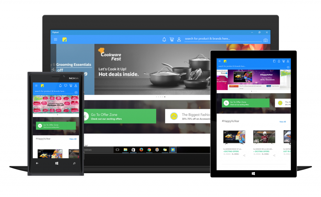 Flipkart on Windows 10