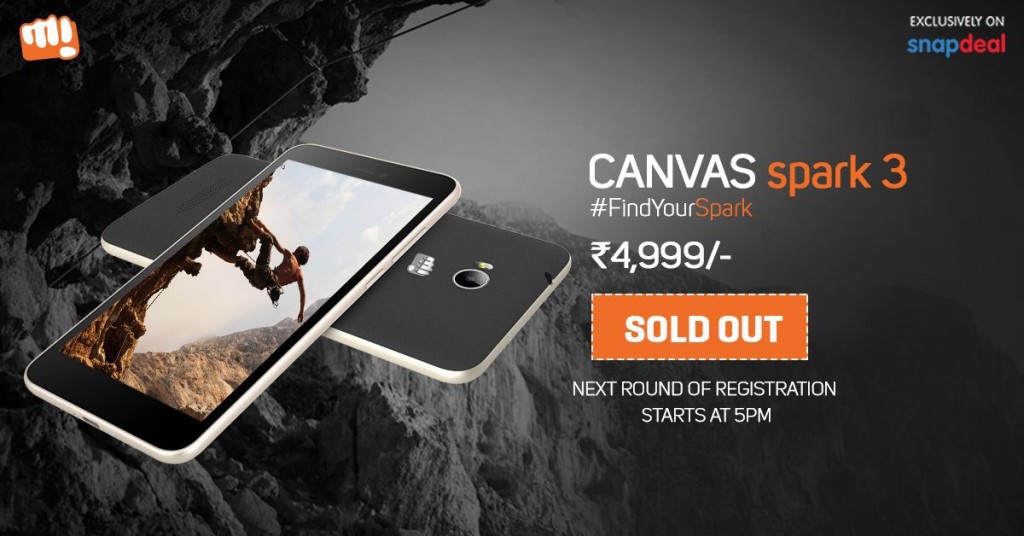 Canvas Spark 3 Flash Sale