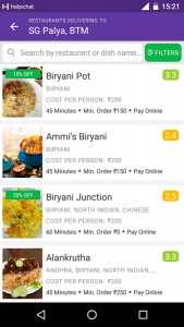 Helpchat & Zomato Tie Up