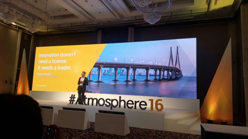 Rajan Anandan (Vice President, Google- SEA & India) at Google's flagship...